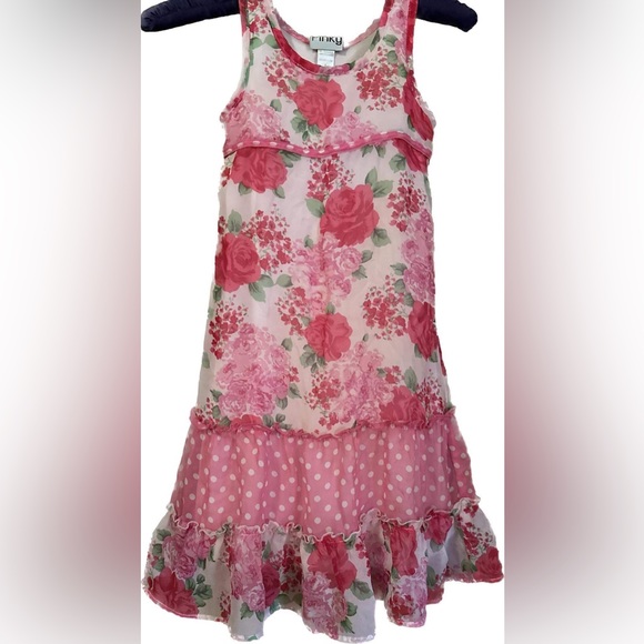 🌸💕 Pinky girls dress - Picture 1 of 4